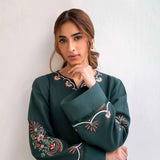 Green Embroidery 2pc